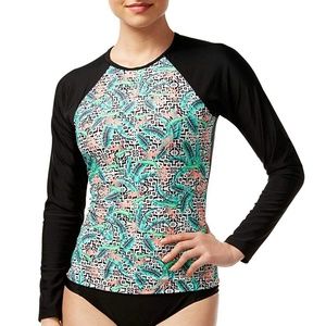 Hula Honey beach swim rash guard cover up shirt